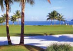 golfing beside a beach in  Malaysia